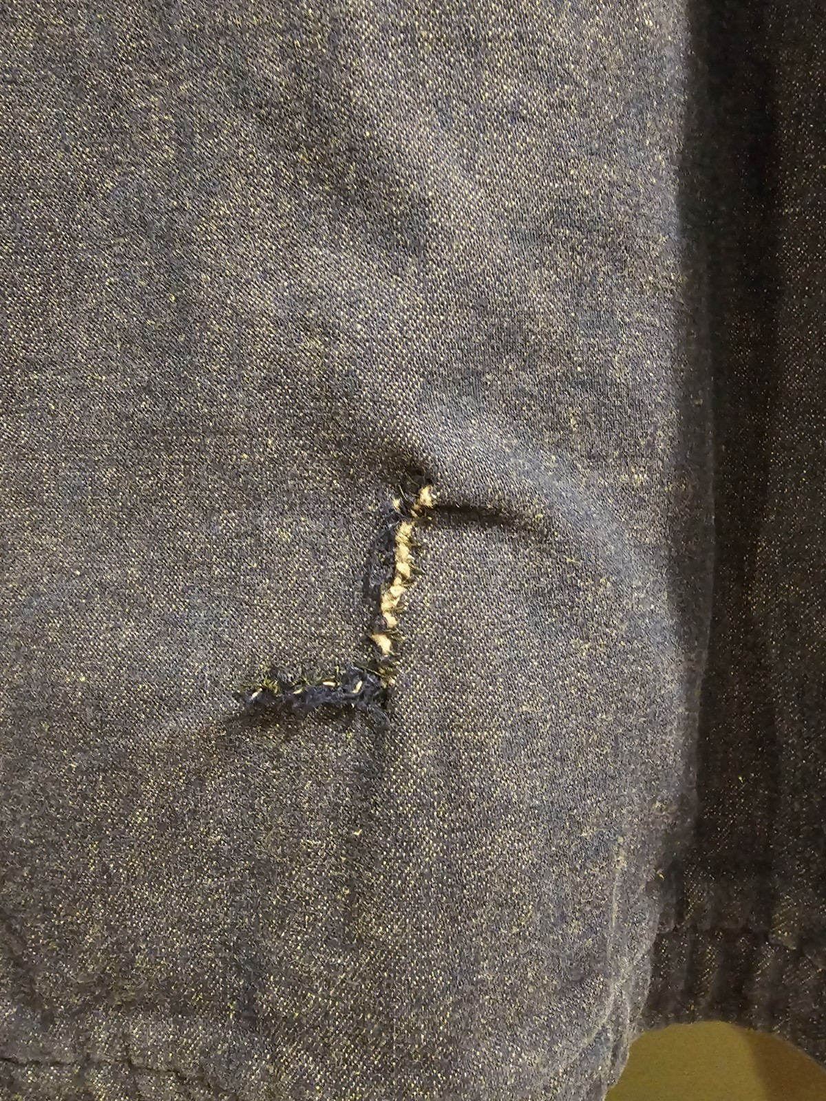 Vintage Wrangler Blue Bell Denim Jacket 46 Sanforized Barn Chore Coat Lined 60s image 7