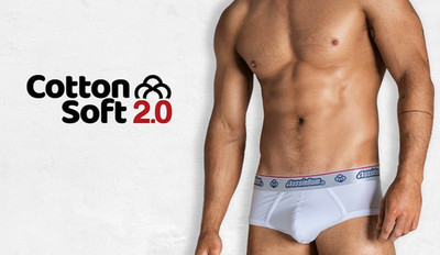Aussiebum COTTONSOFT 2.0 Cotton Brief. Large. NWOT