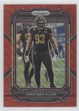 2022 Panini Prizm Red Wave Prizm 66/149 Jonathan Allen #297 0y9l