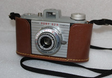 Kodak Pony 828 Camera 51mm Anaston with Leather Field Case Vintage, Untested