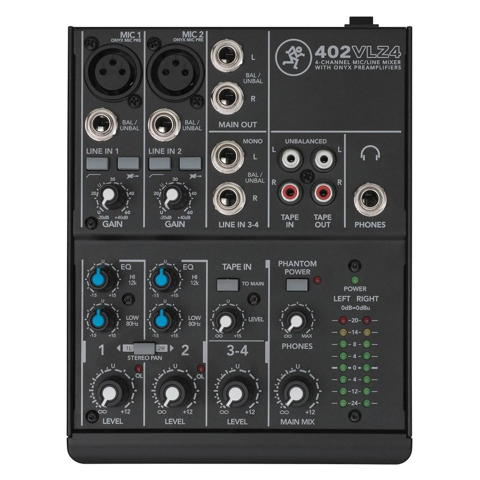 Mackie 402VLZ4 4-Channel Ultra-Compact Mixer - Image 3 of 4