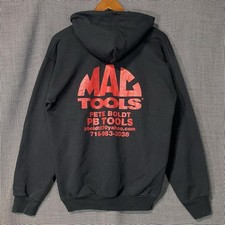 MAC TOOLS Double-Sided Print Corporate Logo Black Hoodie