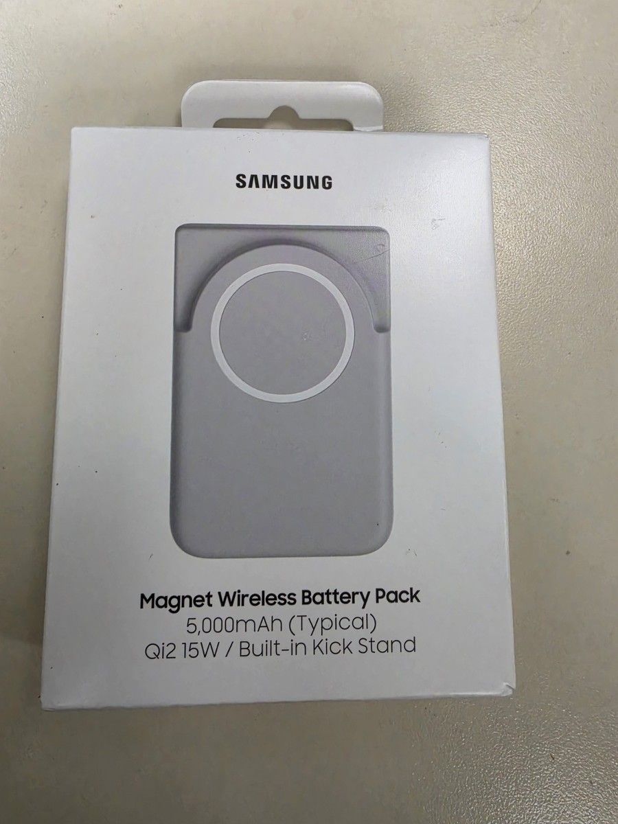 SAMSUNG MAGNET WIRELESS BATTERY PACK, 5000mAh, Qi2 15W/:Built -In