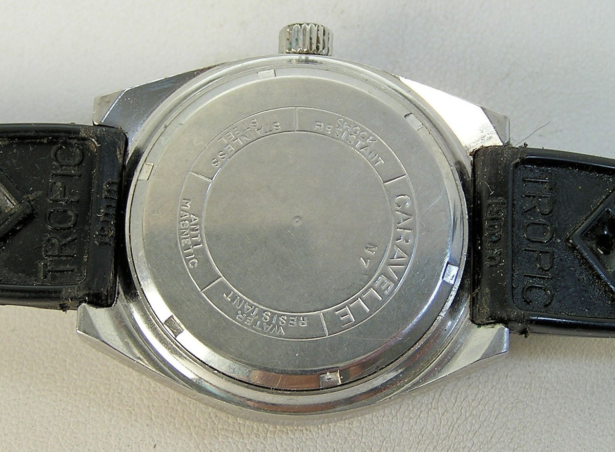 N7 Caravelle-Bulova 666ft Devil Diver Set O Matic Pepsi Bezel