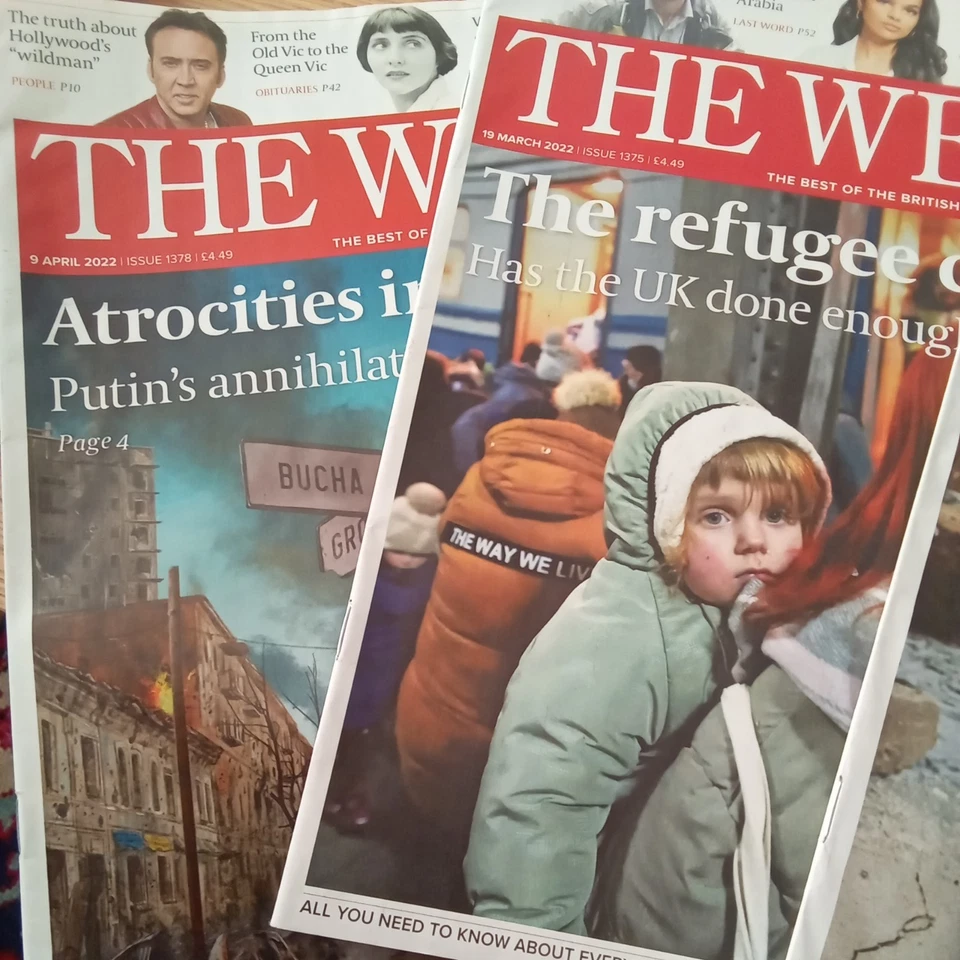 7 x The Week Magazine from 2022 Featuring Russian Putin / Ukraine war - Image 4 of 4