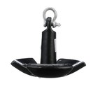 Seachoice 12 Pound Black Vinyl Coated River Anchor With Galvanized Shackle