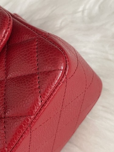 CHANEL Crossbody Mini Red Leather - Picture 12 of 24