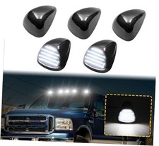 LED Cab Roof Marker Lights Compatible with F250 A,1999-2016,White Light,Smoked