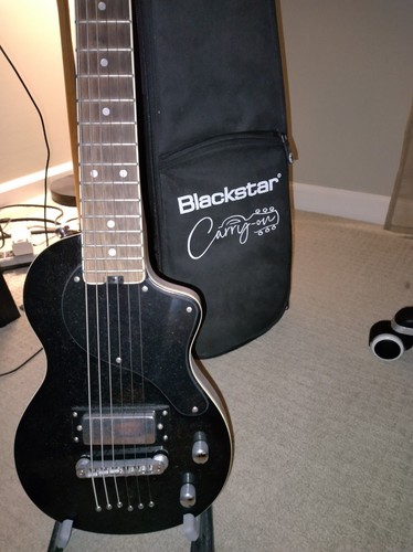 Blackstar Carry-On Electric Guitar Travel Guitar and gig bag