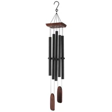 Wind Chimes for Outside, 48 in, Deep Tone Wind Chimes with 5 Tubes, Unique Large