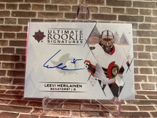 Leevi Merilainen Ultimate Rookie Signatures 2023-24 Upper Deck Ultimate (CH)