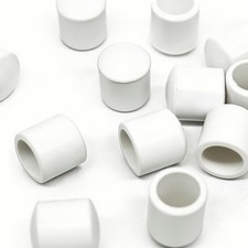 20 PCS White Door Stopper Rubber Tip Replacement Universal Stop Caps Wall