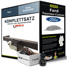 Für FORD Tourneo Custom V362 , F3 Anhängerkupplung starr +eSatz 7pol 16- NEU PKW