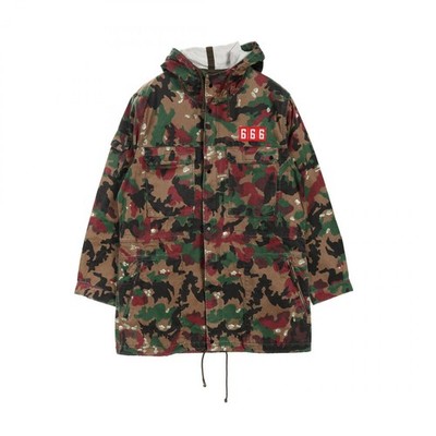 G*様 Supreme 17ss Field Parka 迷彩 Mサ Supreme field Parka Swiss Camo Military jacket #M hoodie cotton