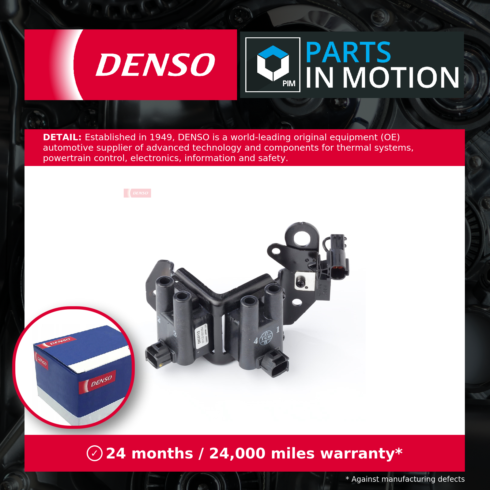 IGNITION COIL DIC-0112 FOR HYUNDAI ACCENT/III/IV/GYRO EXCEL TUSCANI GETZ/PRIME - Image 14