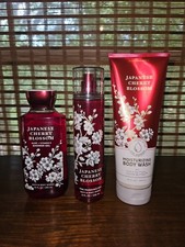 Bath and Body Works Japanese Cherry Blossom Set Body Wash Fragrance Mist
