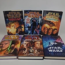 Star Wars Hardcover Lot of 6 Bantam & Del Rey First Editions Some Vintage