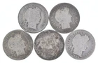 Better Lot 5 1905-S 1898 1898 1906-S 1900-S Barber Dime 0.50 Face *240