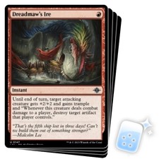DREADMAW'S IRE X4 The Lost Caverns Of Ixalan LCI Magic MTG MINT CARD