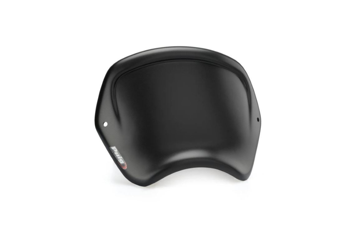 Puig Matt Black Retro Fly Screen Triumph Scrambler 1200 X 2024-2025
