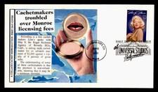 DR WHO 1995 FDC MARILYN MONROE HOLLYWOOD LEGEND COLLAGE CACHET M81985