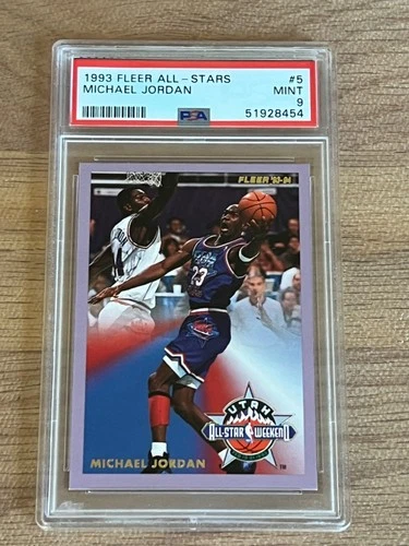 1993 FLEER ALL-STARS #5 MICHAEL JORDAN PSA 9