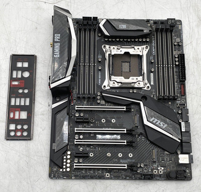 MSI X299M Gaming Pro Carbon AC Intel LGA 2066 DDR4 ATX Motherboard - Read