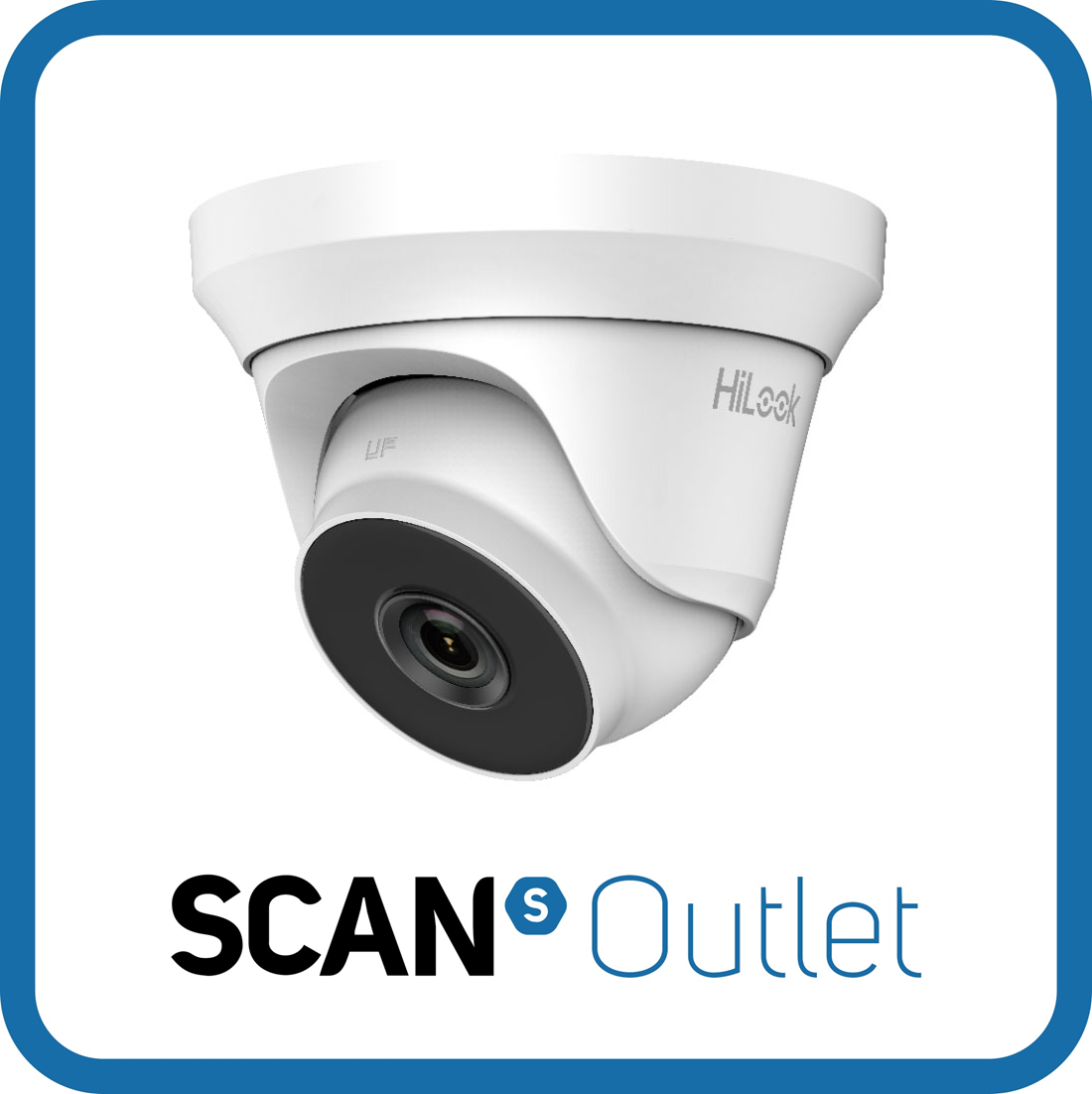 Hikvision HiLook 2MP Turret with 2.8mm Fixed lens Grey TVI/AHD/CVI/CVBS