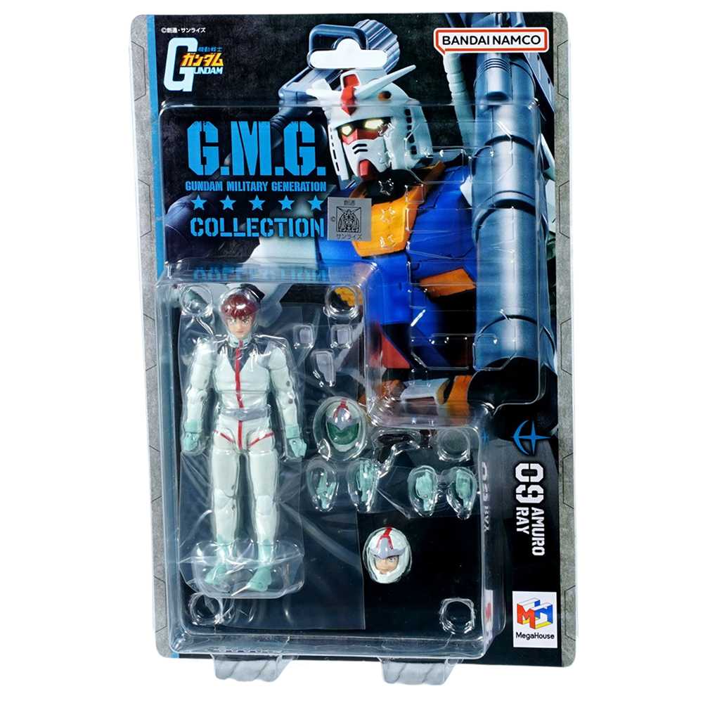 MegaHouse G.M.G. Gundam Action Figure Amuro Ray Normal Suit Ver