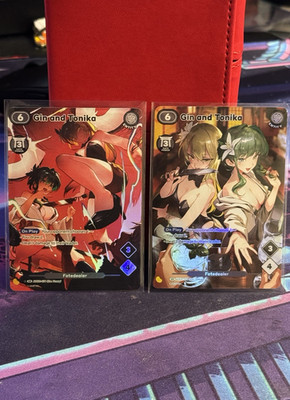 Gin and Tonika ALT ART AND REGULAR SR AZK01-079 Azuki TCG COMBO