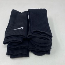 Nike Everyday Plus Cushion Crew Socks 6-Pair Black L 8-12