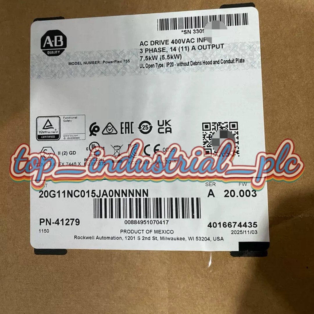 1PC New AB 20G11NC015JA0NNNNN 755 AC Drive Air Cooled 20G11NC015JA0NNNNN