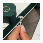 Pear Diamond Ring Band Set IGI Certified F VS1 4.3 Ct Lab created 18k White Gold — photo 9