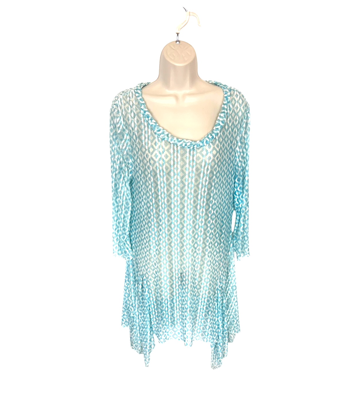 Kaktus mini dress aqua sheer mesh fairy whimsigoth festival see measurements