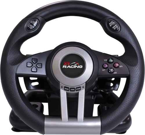 X-Rocker XR Racing Racing Wheel and Floor Pedals, Vibration, Paddle Shifters - Picture 2 of 8