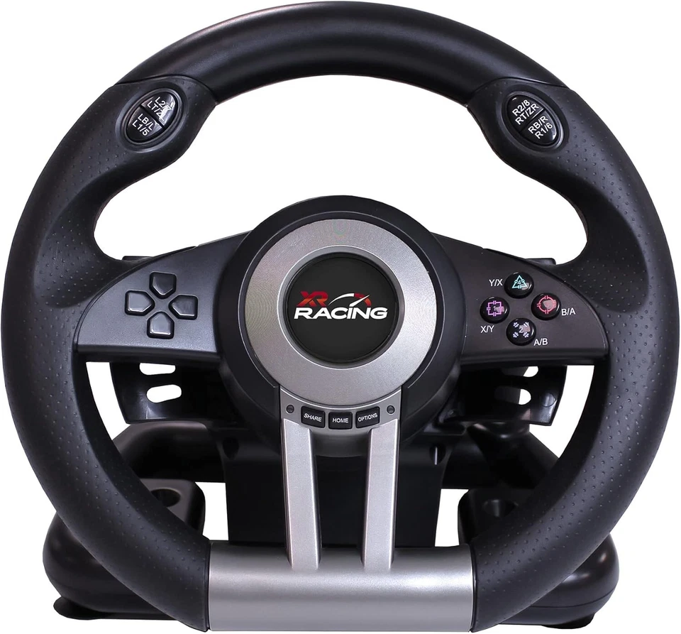 X-Rocker XR Racing Racing Wheel and Floor Pedals, Vibration, Paddle Shifters - Image 2 of 4