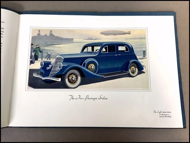 1934 Pierce-Arrow Pierce Arrow 30-page BIG Vintage Car Sales Brochure Catalog Foto 3 de 4