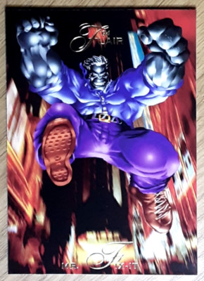 1994 Marvel Annual Flair Card 63 MR FIX IT.  Gratis neuer Toplader.