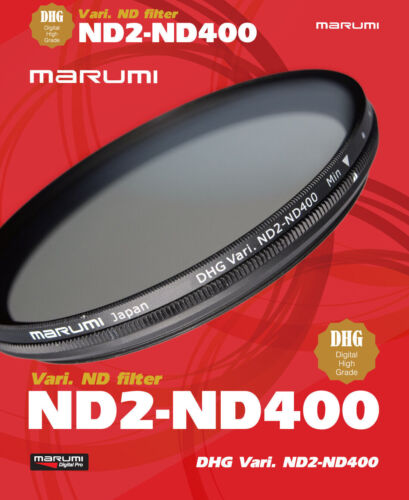 Marumi DHG Variable Neutral Density ND2-ND400 Filter Sizes 49mm - 82mm - Afbeelding 1 van 3