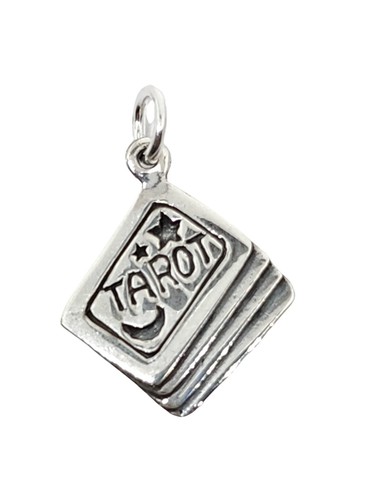 Tarot Cards Charm 925 Sterling Silver Jewellery Fortune Telling Wicca Occult - Picture 6 of 12
