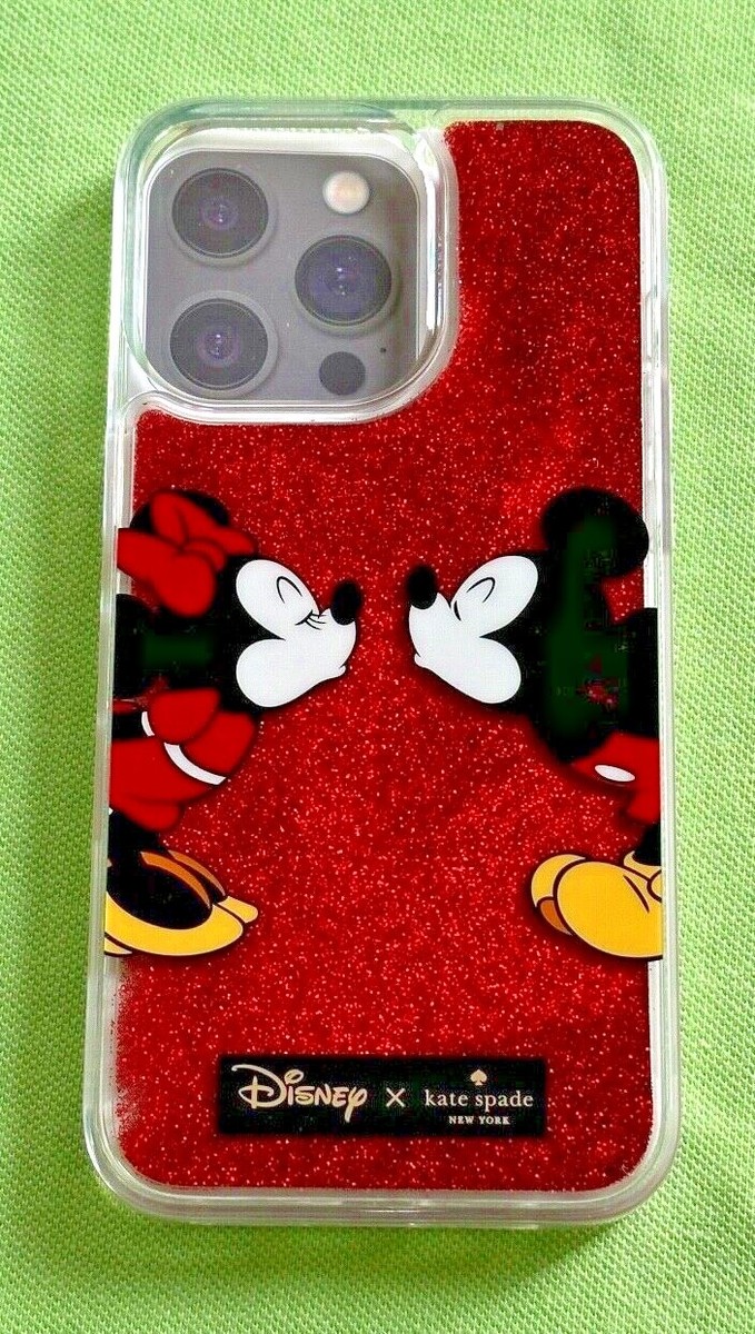 KATE SPADE DISNEY MINNIE MOUSE LIQUID IPHONE 15 or 15 PRO KATE SPADE DISNEY MINNIE MOUSE LIQUID IPHONE 15 or 15 PRO