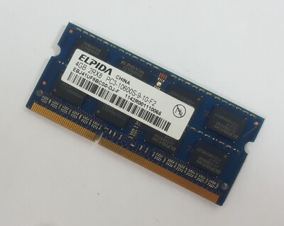 4GB DDR3 PC3-10600S Elpida EBJ41UF8BCS0-DJ-F 1333 MHz Notebook Speicher
