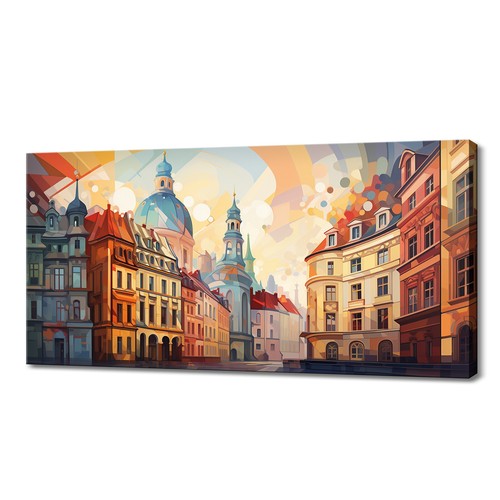 Vienna paesaggio urbano Austria skyline punti di riferimento stampa tela quadro decorazione arte da parete - Foto 1 di 9