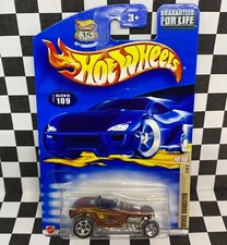 Hot Wheels 2002 Mainline Hot Rod Magazine Brown Deuce Roadster 1/64