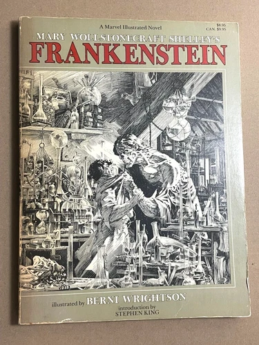 Marvel Comics FRANKENSTEIN by Berni Wrightson Vtg 1983 Book Stephen King