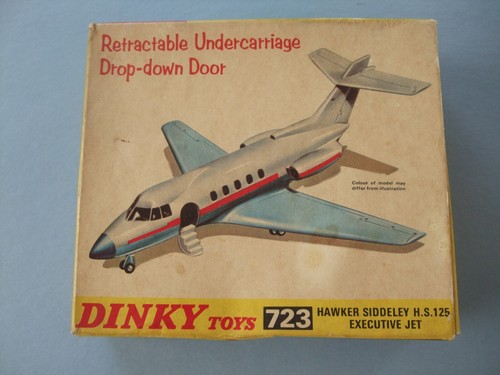 Dinky Toys 723 Hawker Siddeley HS.125 Executive Jet Diecast
