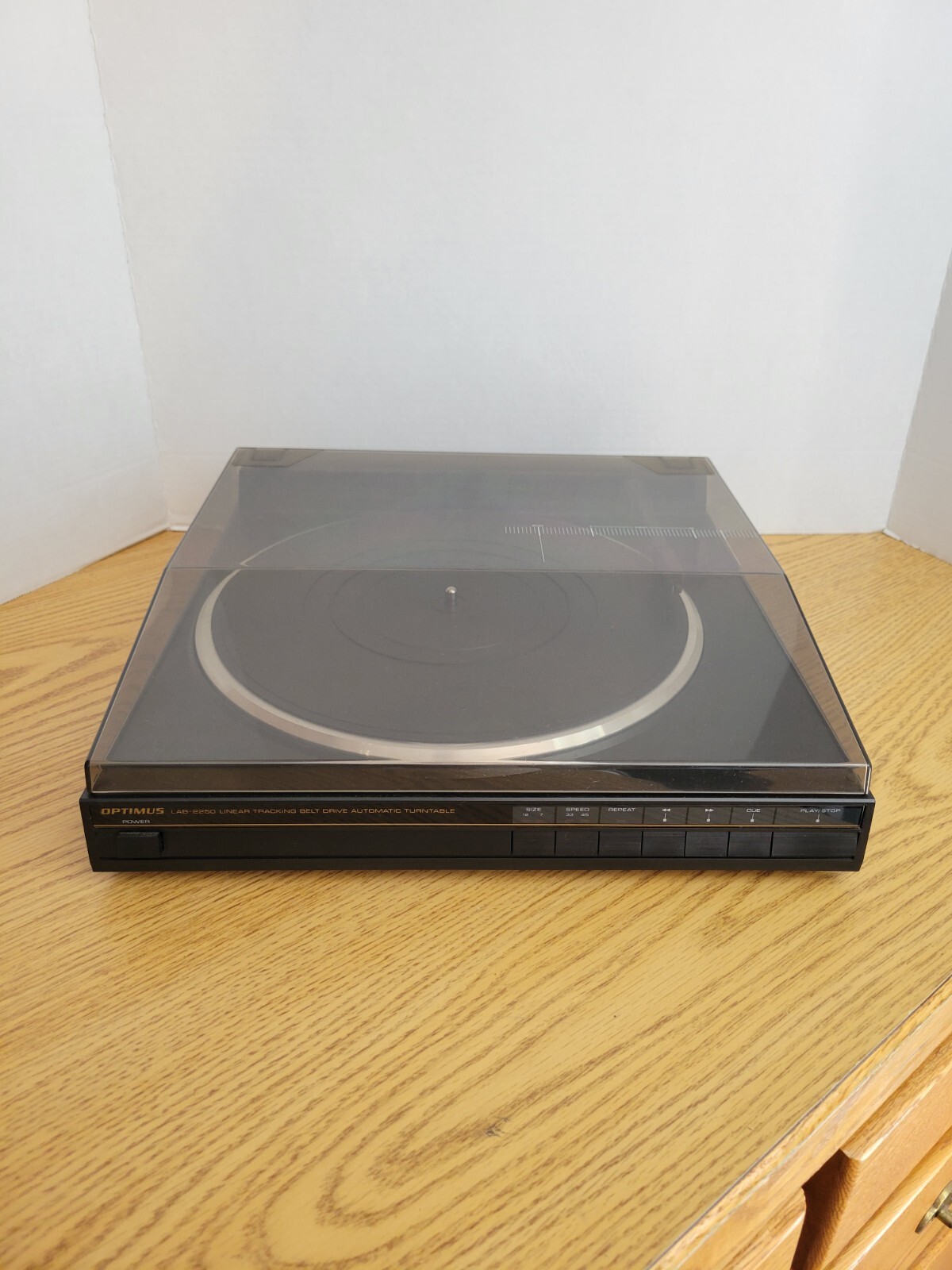 Vintage Optimus Linear Tracking Belt Drive Fully Automatic Turntable