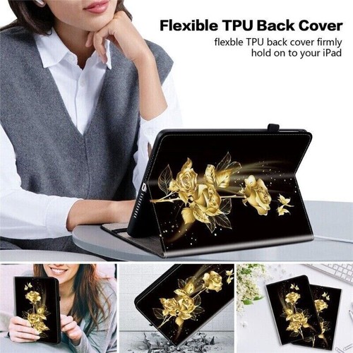 Tiger Flower Tablet Case For iPad 11 10 9 8 7 6 5 Mini 3 4 5 6 7 Pro Air 1 2 - Picture 35 of 61