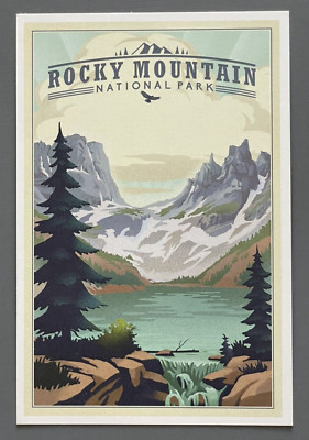 Rocky Mountain National Park, Colorado - Lake - Lantern Press Postcard
