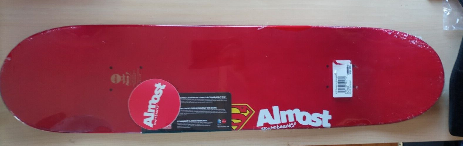 8.0 Superman Abstract R7 Skateboard Deck - New And Sealed